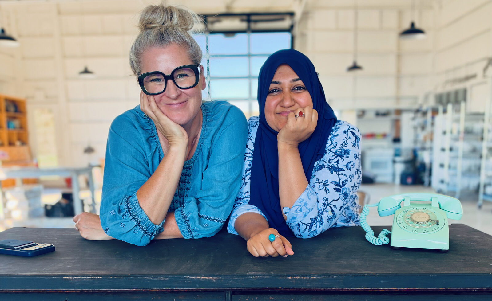 Lisa Shannon and Akefa Raza, founders of Kaya Blooms